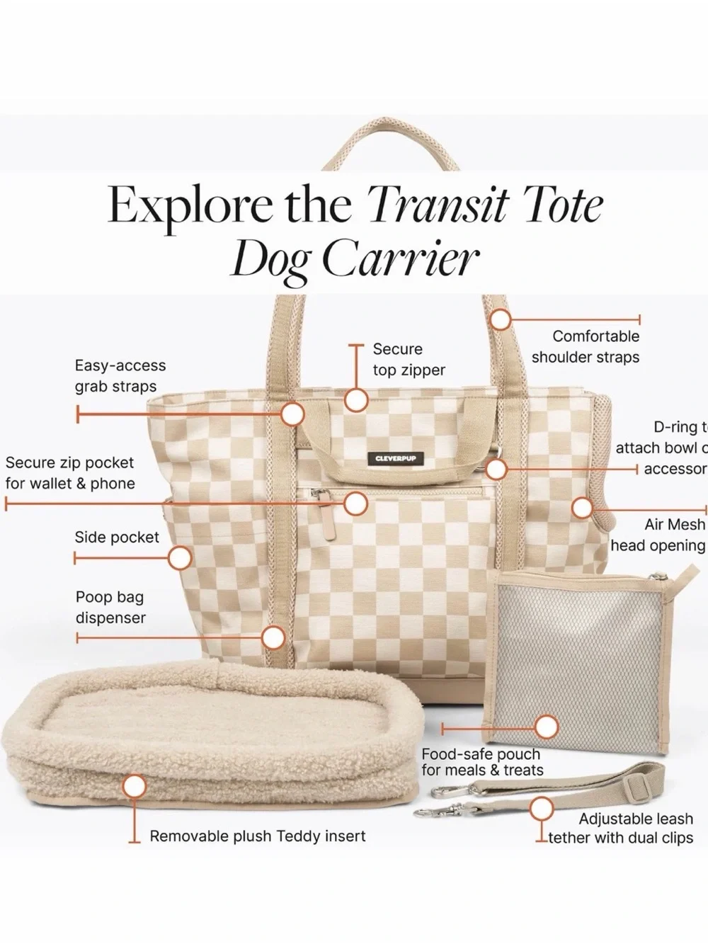 NWT Medium Transit Tote Dog Carrier